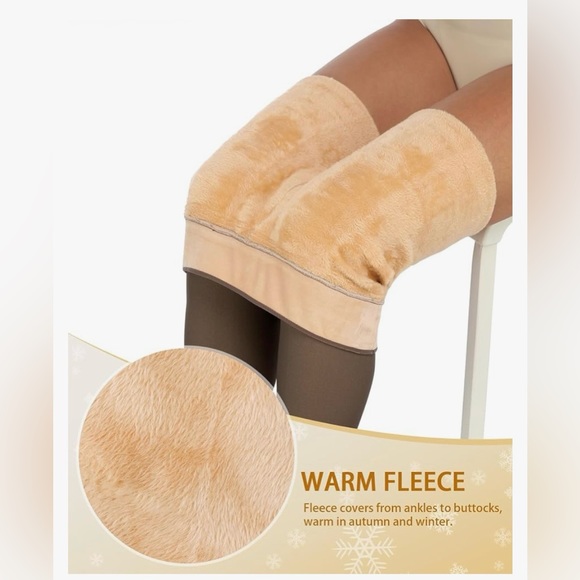 Footed Fleece lined leggings - Picture 2 of 8